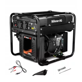 Tragbarer einphasiger Stromerzeuger Bohmer-AG 5000 W Benzin