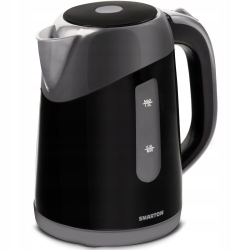  Smarton WK 100 Wasserkocher 1200 W 1 l schwarz