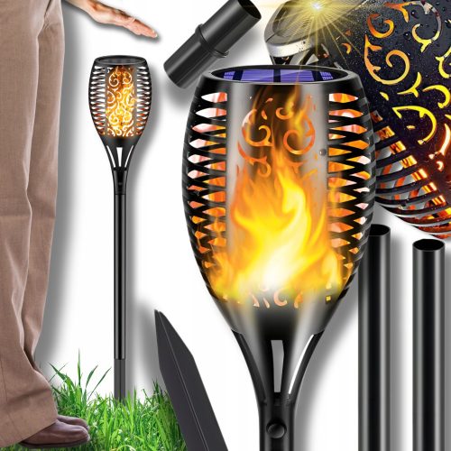  Solarlampe, weiß, 83 cm, 1 Stk. + A4 PIANIDA-Planer, Braun- und Beigetöne
