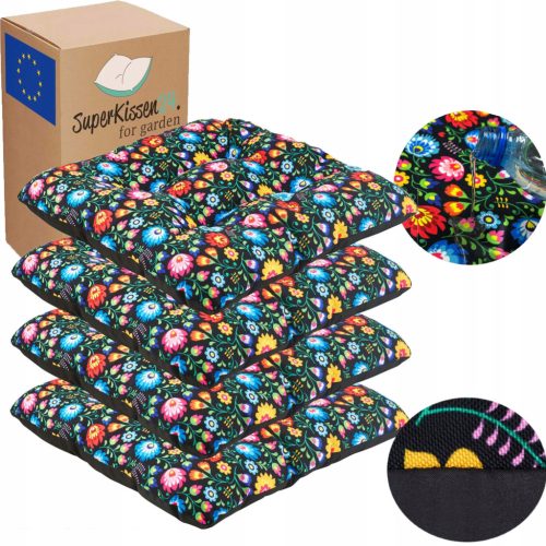  Gartenstuhlkissen 45X45 FOLK 4er Set