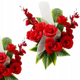  KLEID, BLUMENSTRAUß FÜR GRAB, DENKMAL, FRIEDHOF, BÜNDEL