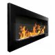 Archikart hängender Biokamin 140 x 40 x 12 cm schwarz