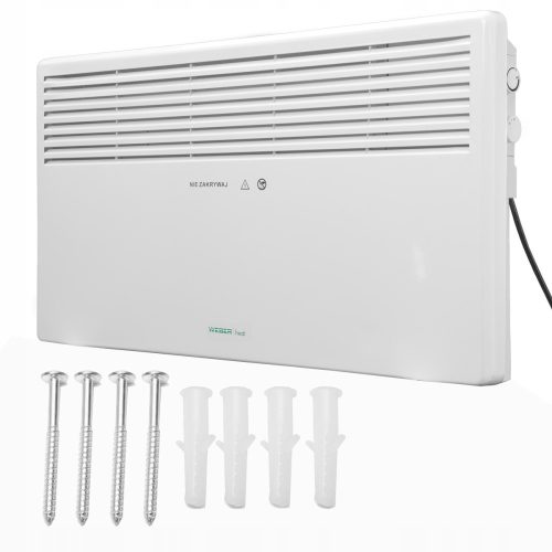 Weber 2000 W weißer Konvektorheizer