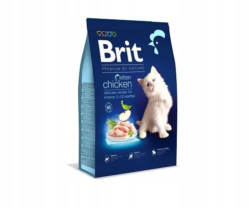  BRIT Dry Premium Kittenfutter mit Huhn 8 kg