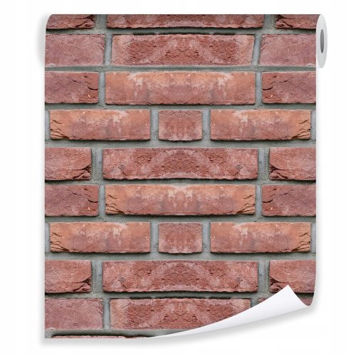 Backsteinmauer-Tapete, 3D-Schlafzimmer-Wohnrollen-Tapete für Wände, keine Feld-Tapetenrolle