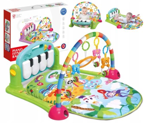  GROSSE PÄDAGOGISCHE INTERAKTIVE MATTE MIT KLAVIER 3in1