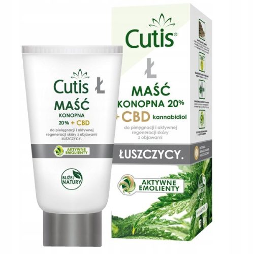 CUTIS CBD Salbe bei Psoriasis - Hanfsalbe mit 20% Hanföl und CBD