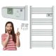  Elektrischer Badezimmerheizkörper ELEKTROHEIZKÖRPER LADDER LUX LCD 500W LUX 500 W 550 x 980 mm weiß
