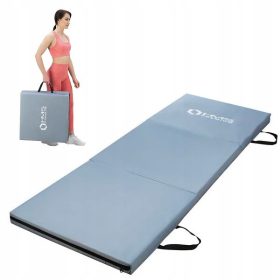    MGS02 GRAU FALTBARE GYMNASTIKMATRATZE 1800x600MM HMS PREMIUM