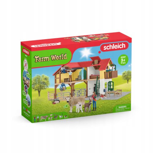  SCHLEICH 42407n Farm World Großes Bauernhaus