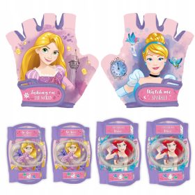    PRINCESS DISNEY FAHRRADSCHUTZ KNIE ELLENBOGEN + Seven Princess Schutzhandschuhe
