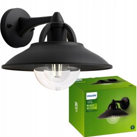  Philips Gartenwandleuchte schwarz E27 0 W