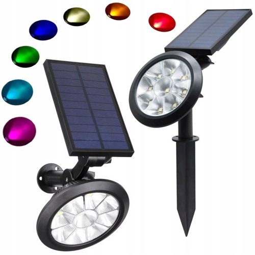  Verk Group eingebettete Solarlampe, schwarz, 42 cm, 1 Stk.