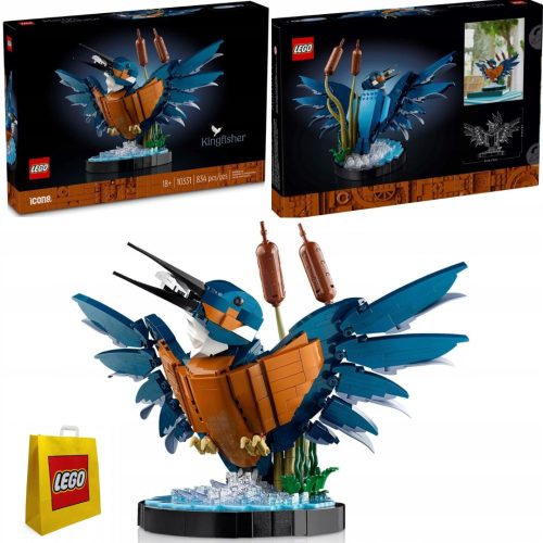  LEGO ICONS 10331 Eisvogel + VP Papiertüte LEGO 6315794 groß