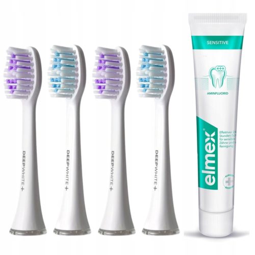  4x Spitzen für SEYSSO Carbon Basic White Daily Ersatz + ELMEX SENSITIVE