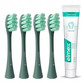    4x Patronen für Oclean X PRO Z1 AIR2 Pw09 Ersatz grün + ELMEX SENSITIVE