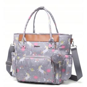    LEQUEEN TASCHEN-RUCKSACK-ORGANISATOR FÜR EINEN KINDERWAGEN FÜR MUTTER, VATI, PEGASUS-EINHORN