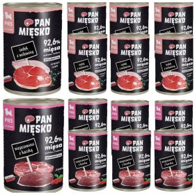  Pan Mięsko Nassfutter Schweinefleisch 0,4 kg