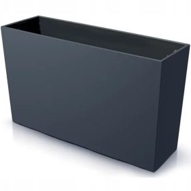    Blumentopf 120 cm x 30 x 60 cm, Keramik schwarz, Gelb- und Goldtöne