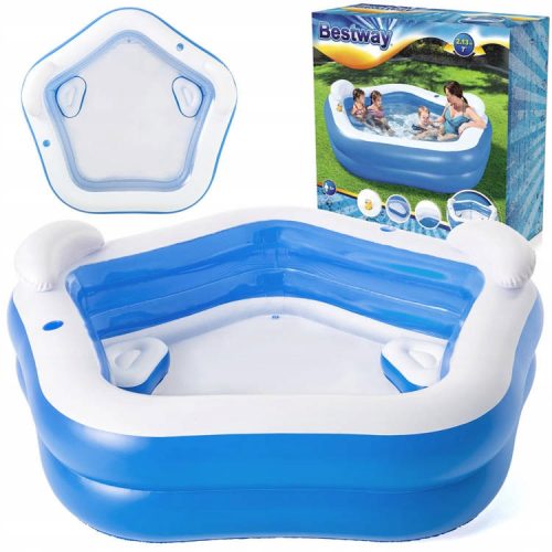 Bestway runder aufblasbarer Pool 213 x 206 cm