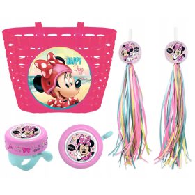  Seven Minnie Mouse Fahrradkorb, rosa