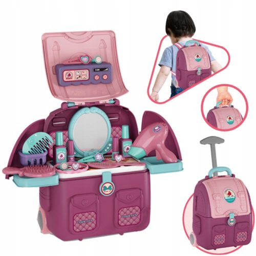  XXL-Rucksack für Kinder, 4-in-1-Friseur-Beauty-Set als Geschenk