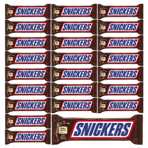 Snickers Schokoriegel mit Karamell und Nüssen 24x50g