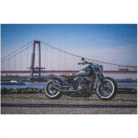    Lustiges und stressabbauendes Puzzle Harley Motorrad 1000 Teile