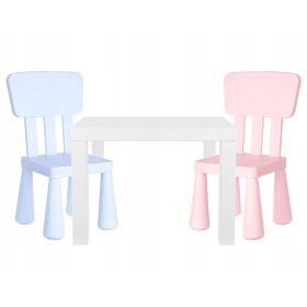  Kindertisch + 2 Stühle / Kindermöbel Fehlendes Möbelset