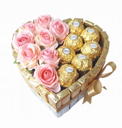  MERCI Kuchen-Süßigkeiten, Geburtstagsgeschenk, Namenstag, Geschenkkorb, 40er-Set