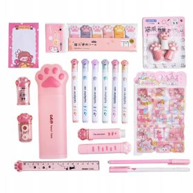  Großes Briefpapier-Set, kreatives Geschenk, Katzenpfoten