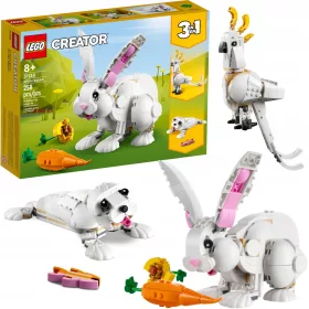    LEGO Ideas 311336 Legosteine Set 3in1 Weißer Robbenhase Papagei Kakadu Geschenktiere