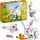  LEGO Ideas 311336 Legosteine Set 3in1 Weißer Robbenhase Papagei Kakadu Geschenktiere