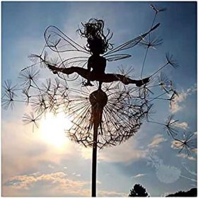  Gartendekorationen Blumenfeen und Löwenzahn