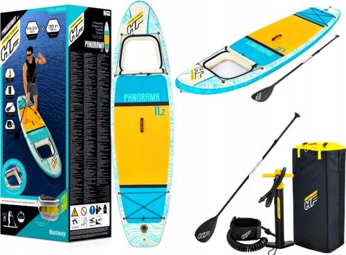 AUFBLASBARES SURFBOARD SUP HYDRO FORCE PANORAMA + PUMPE