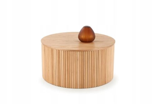  Halmar Woody Couchtisch, rund, 80 x 80 x 41 cm, Eiche natur