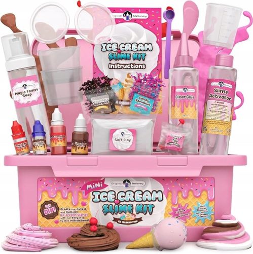  GROSSES KUNSTSTOFFMASSEN-KIT ZUR HERSTELLUNG VON SCHLEIMKLEBEN, EISCREME-FABRIK