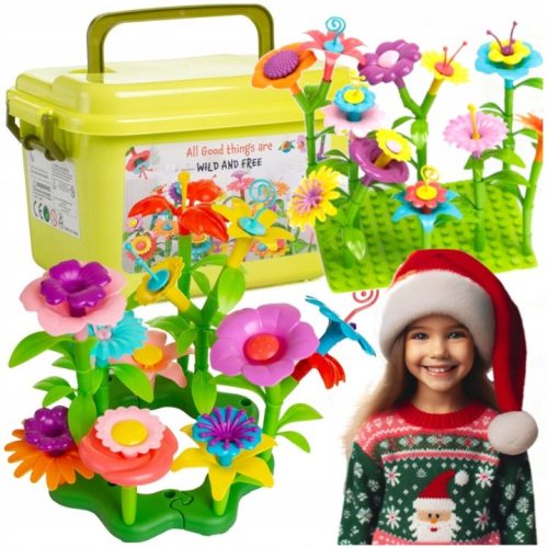  SET BLÖCKE BLUMEN GARTEN BAU BLUMEN GARTENSPASS GROSS