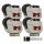 4PCS Schwenk-Nivellierrad für Maschine 40-100mm