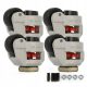 4PCS Schwenk-Nivellierrad für Maschine 40-100mm