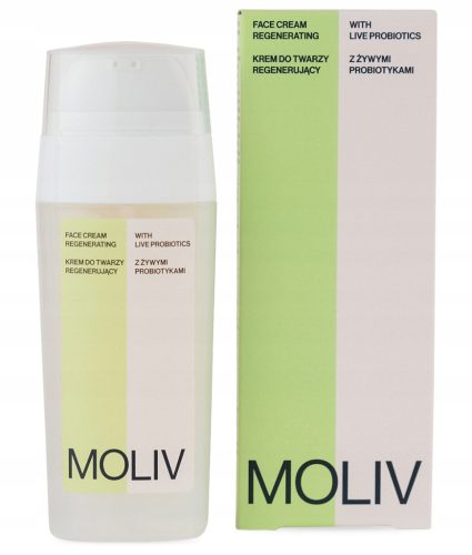  MOLIV Probiotische Gesichtscreme gegen Unreinheiten 0 SPF Tag und Nacht 30 ml