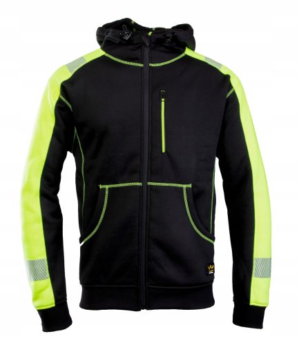 Seven Kings Arbeits-Sweatshirt mit Kapuze und Reflektoren [ARBD] -M