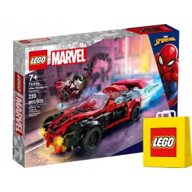    LEGO Super Heroes 76244 Miles Morales vs. Morbius + VP LEGO Papiertüte mittel 41cmx34cmx11cm GESCHENKTÜTE