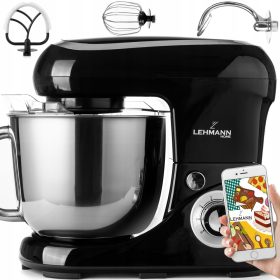  Lehmann Pan-Keik V2 2200 W Küchenmaschine schwarz