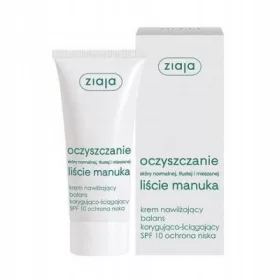    Ziaja MANUKA feuchtigkeitsspendende und adstringierende Creme SPF10 50m