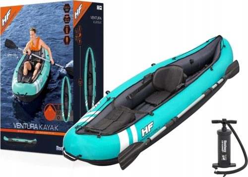 HYDRO FORCE AUFBLASBARES KAJAK + PADDEL + PUMPE