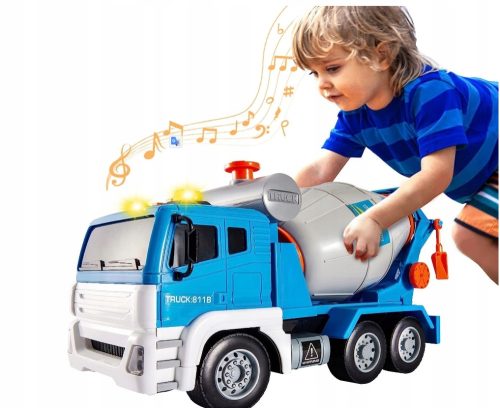  GROSSER AUTO-SPIELZEUG-LKW-BETONMISCHER-AUTO