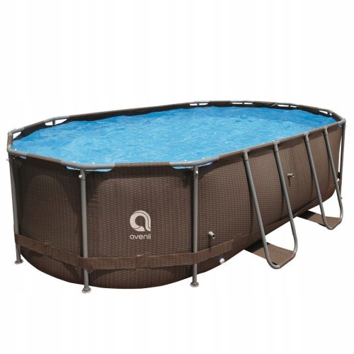 Jilong ovaler aufblasbarer Pool 427 x 275 cm