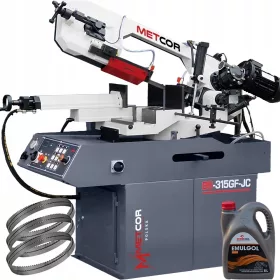   HALBAUTOMATISCHE METALLBANDSCHNEIDEMASCHINE SÄGE 400 V 320 mm BS315GF-JC