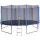 Großes Trampolin komplett mit Spartan-Netz, 426 cm
